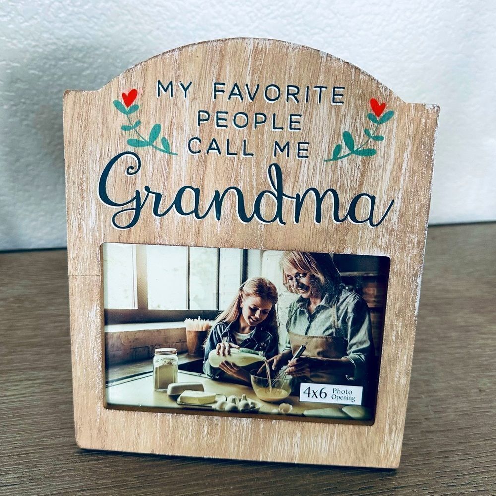 Favorite People Call Me Grandma Picture Frame 4x6